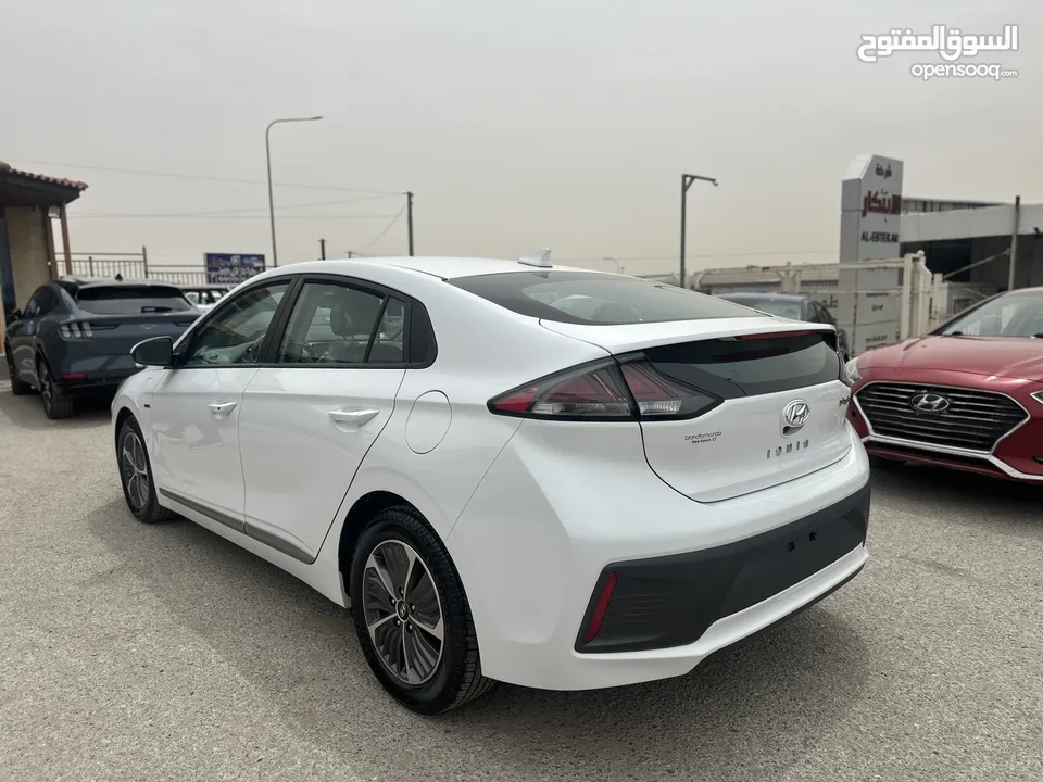 هيونداي ايونك هايبرد بلج ان 2020 كرت ابيض فحص كامل حره غير مجمركه