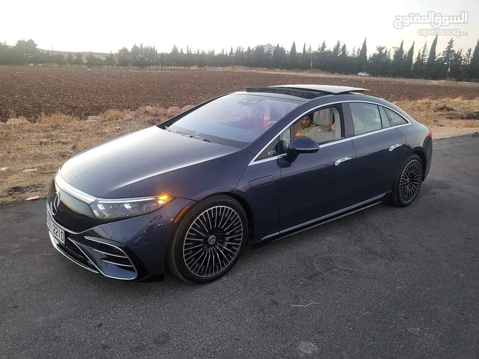 مرسيدس بنز EQS 450 + بحالة الوكالة وكفالة الوكالة