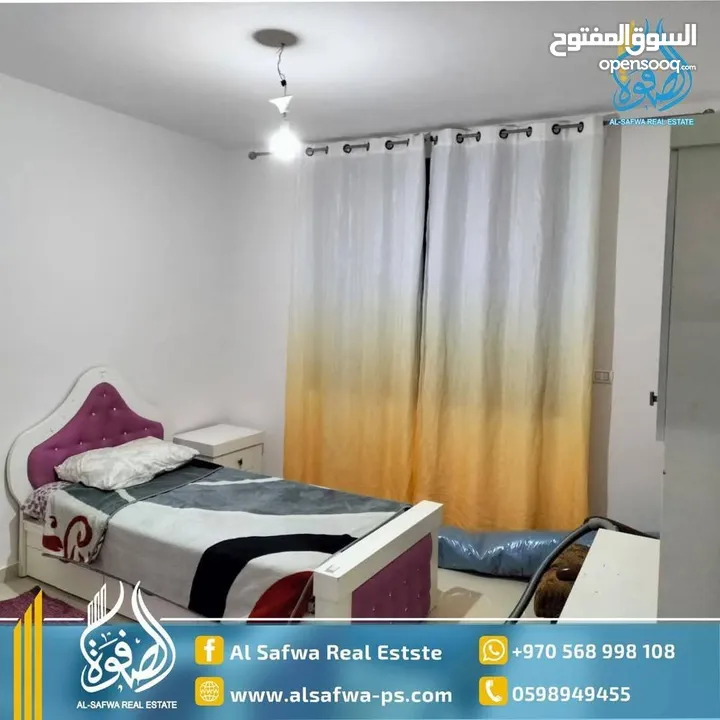 شقه مميزه مفروشه للايجار ذات موقع استراتيجي قرب مستشفى المستقبل - شارع نابلس مناسبه لعرسان و عائلات