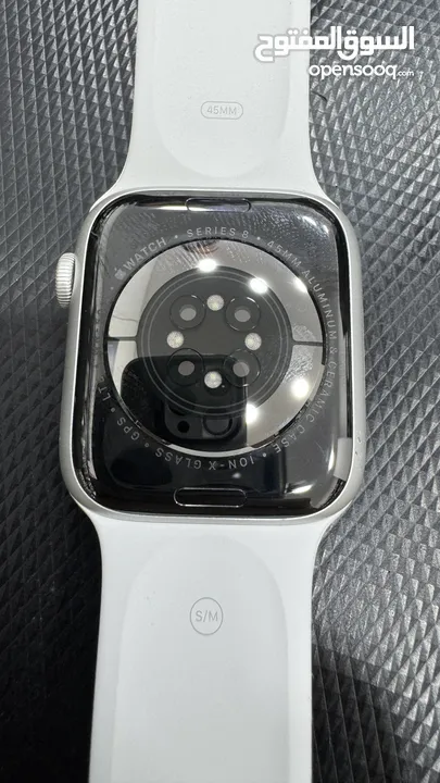 Apple Watch series 8 45mm / ساعة ابل واتش الجيل الثامن اكبر حجم