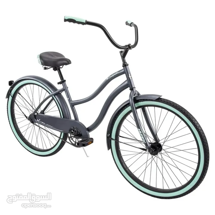 استمتع بقيادة مريحة وأناقة فريدة مع دراجة Huffy Cranbrook كروزر للبالغين  – الآن لدى Island Toys!