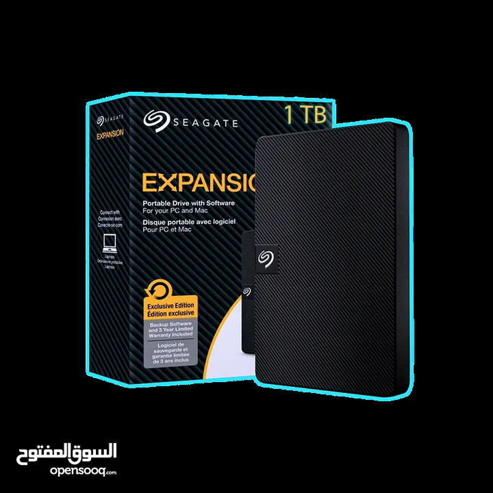هاردسك خارجي Seagate Expansion Portable 1TB External Hard Drive HDD One TB