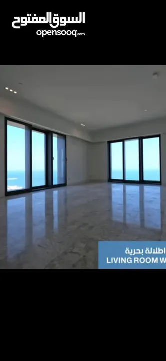 للبيع شقه اطلاله بحرية 211 متر مربع