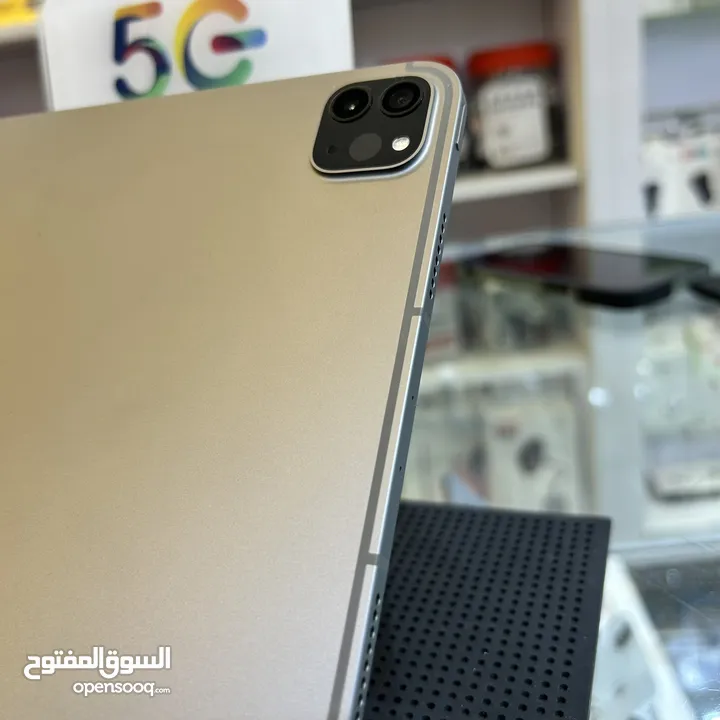 IPad Pro 11 M2 128GB 100% Wifi+ sim ‎ايباد برو 11 ذاكرة 128 جيجا بطاريه 100  كفاله 2/12/24مشحون 12