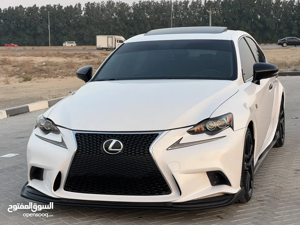 لكزس IS250 V6 2.5 F-SPORT موديل 2015 وارد امريكا دفع خلفى سنجل