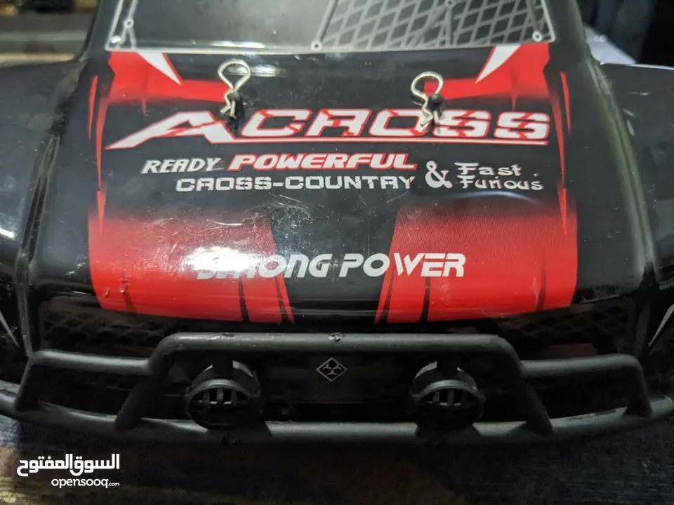 سياره ريموت كنترول للهواه ماركه weltoy  دفع رباعي 4x4 برشلس موتور scale 1/12