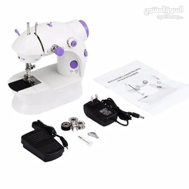 ماكينة خياطة 4 × 1 MINI SEWING MACHINE منزلية صغيرة عالية الجودة بمواصفات خاصة