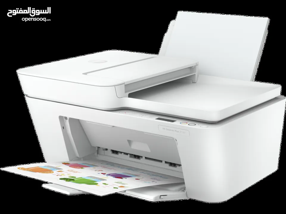 HP SIMPLE MULTITASKING DESKJET PLUS 4120' طابعة اتش بي واي فاي مع فيدر 