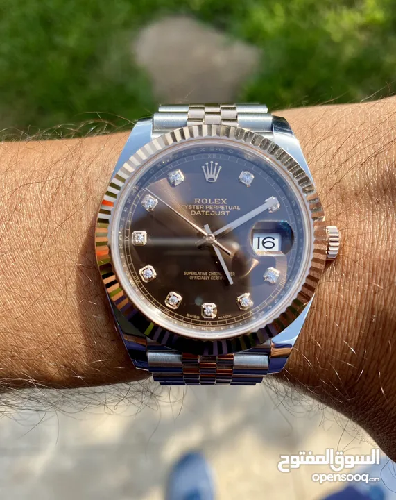 rolex datejust 41mm chocolate super clone