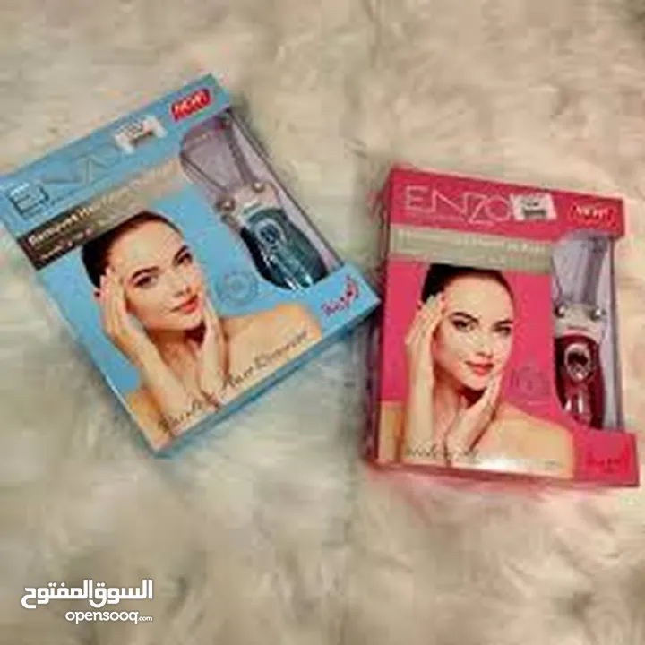 ماكينة نزع الشعر بالخيط للوجه والجسم ماكينه الخيط ازالة شعر  ENZO براون