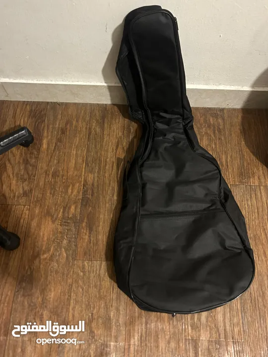 Guitar for sale with a case