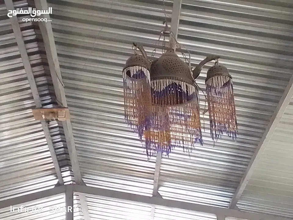 ثريات النحاس انتيكا للبيع عدد2