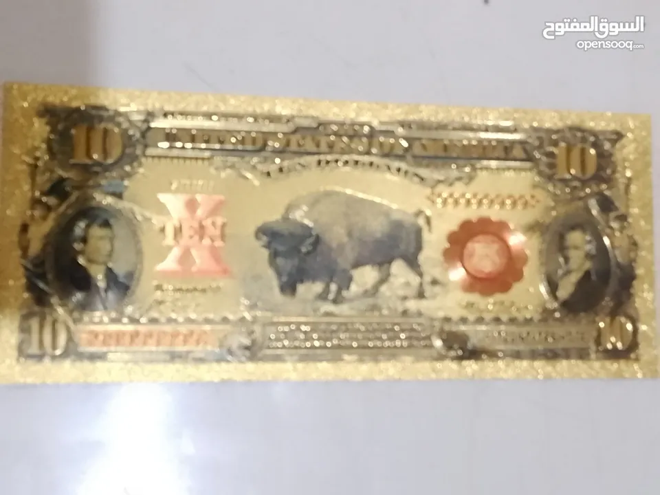دولارات تذكاري اربع قطع كما في الصور طقم كامل