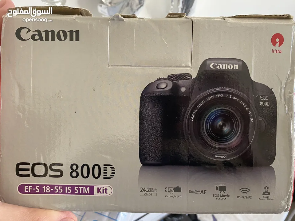 كاميرا Canon 800D بحالة الوكالة