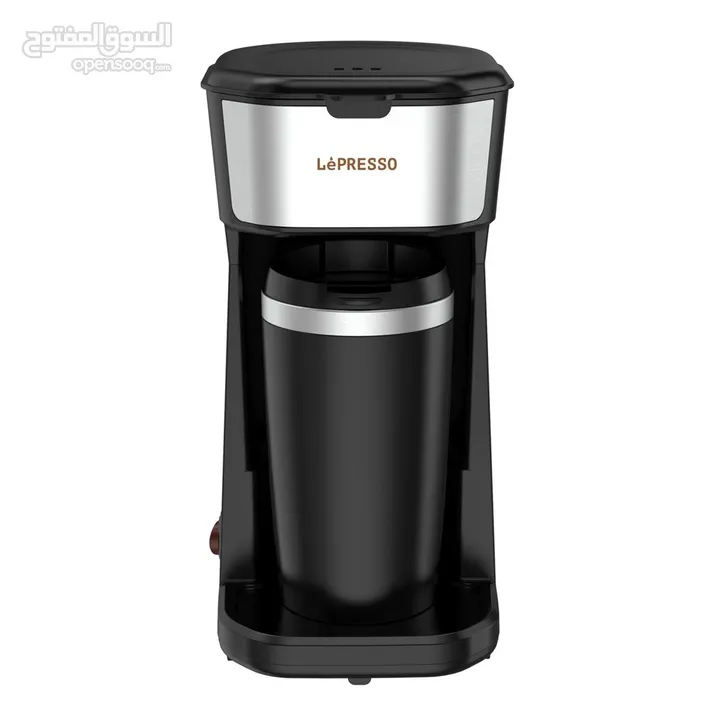 ماكينة القهوة الفورية من LePresso مع كوب سفر LEPRESSO Instant Coffee Brewer with Travel Mug (LPCMTMB