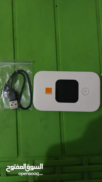 Orange Portable Router