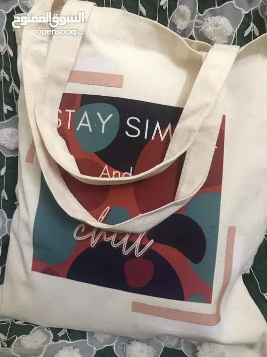 Tote bags by simple and meaningful