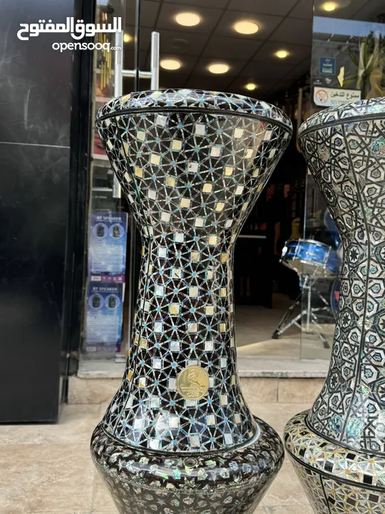 طبله جوهره الفن الصدف الازرق اعلى جوده وأعلى صنف