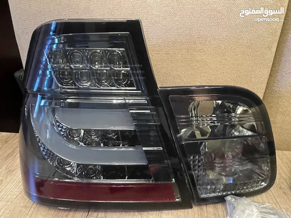 ‏  New Lights BMW 2003/04 E46 Sedan طقم اضاءة امامي، خلفي، كشافات، جديد.  BMW E46