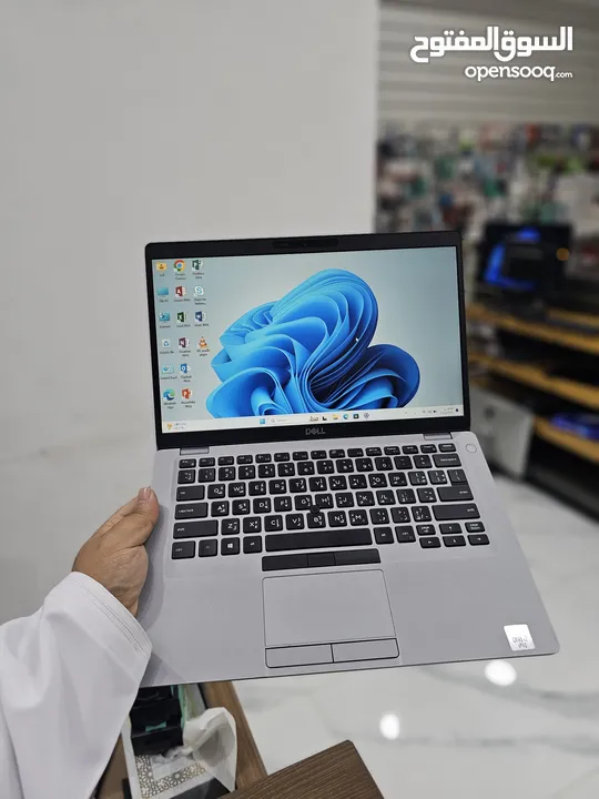 اقوى عرض على لابتوب dell core i7 10th Ram 32GB 1000SSD مع قاري بطاقة شخصية بصمة الوجه وشاشه تتش