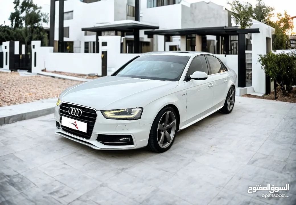 ORIGNAL PAINT  AUDI A4 3.0T S-LINE  FULL OPTION  WELL MAINTAINED  GCC