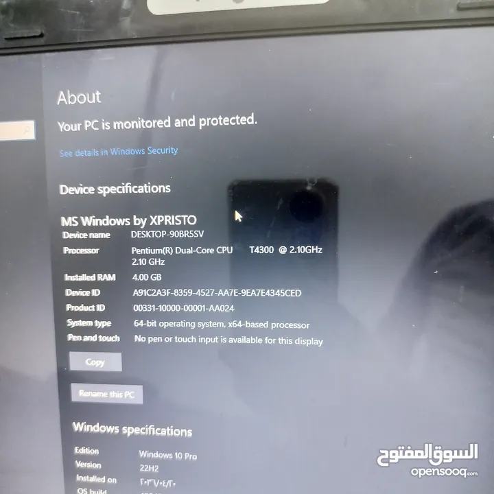لابتوب توشيبا ويندوز 10 للبيع بسعر مغري
