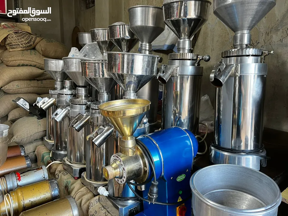مطاحن قهوة أحجام مختلفة و أسعار مختلفة حجر 8 لحجر 15 واحد فاز وثلاثة فاز بحال الوكالة ماكنات وكالة