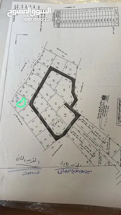 ارض بمنطقه المربعه