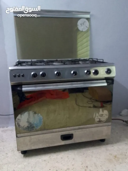 بتجاز فرن غاز 5 عيون كهربا +غاز شغال ممتاز