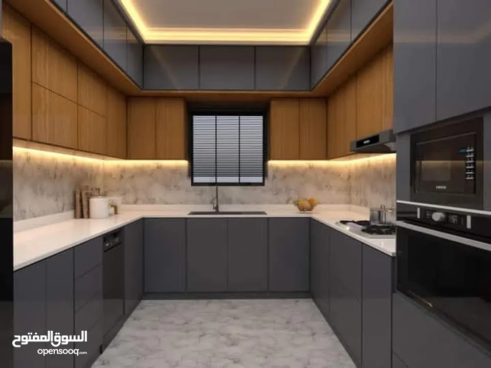 مطابخ وخزائن حائط لمنيت أفضل العروض وارقى المطابخ