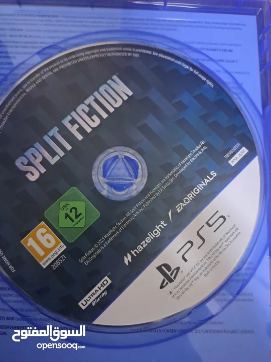 لعبه split fiction مستعمله أستعمال بسيط بحاله الوكاله
