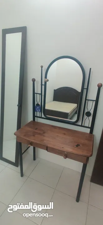 fully furnished room in a 3 BHK flat with ewa near Ramez with ewa 100 bhd  shared bathroom