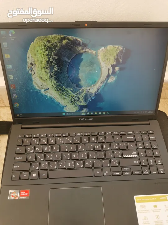 لابتوب ايسوس فيفوبوك جو 14/15 ASUS Vivobook Go معاه كرتون استعمال خفيف جهاز ممتاز ونظيف