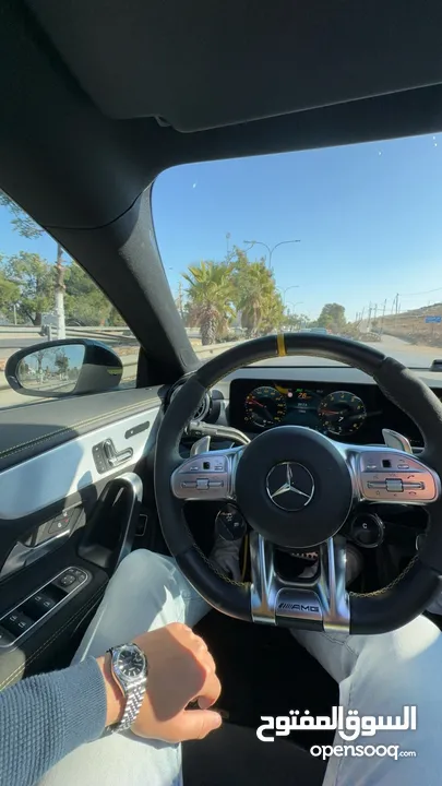 2022 Mercedes Amg Cla45s Clean title  excellent condition ( عقد صيانة بلوكالة)