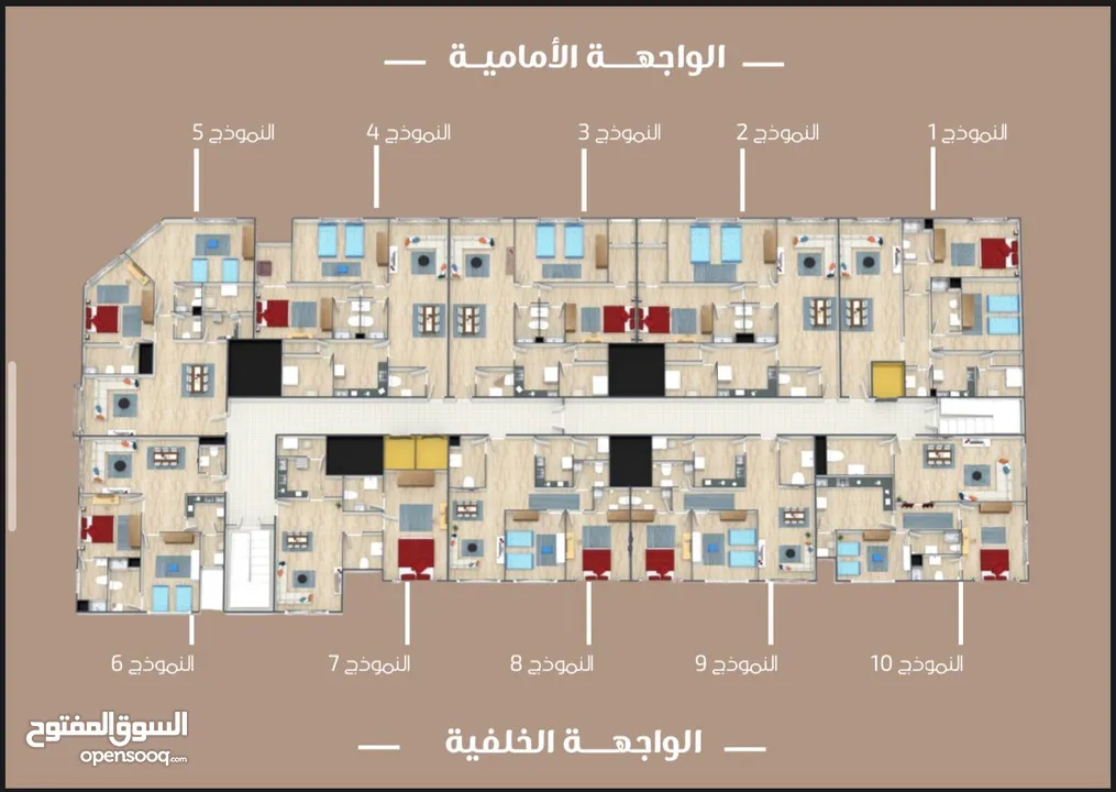 تملك شقتك الفاخرة بتصميم عصري، موقع مميز و تشطيبات فندقية