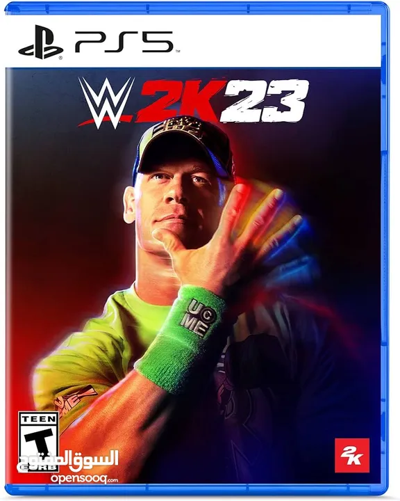 فيفا 23 + wwe 23 Fifa 23 + 2k23 W2k 23 بلايستيشن 5 ، ps5 استعمال خفيف جدا