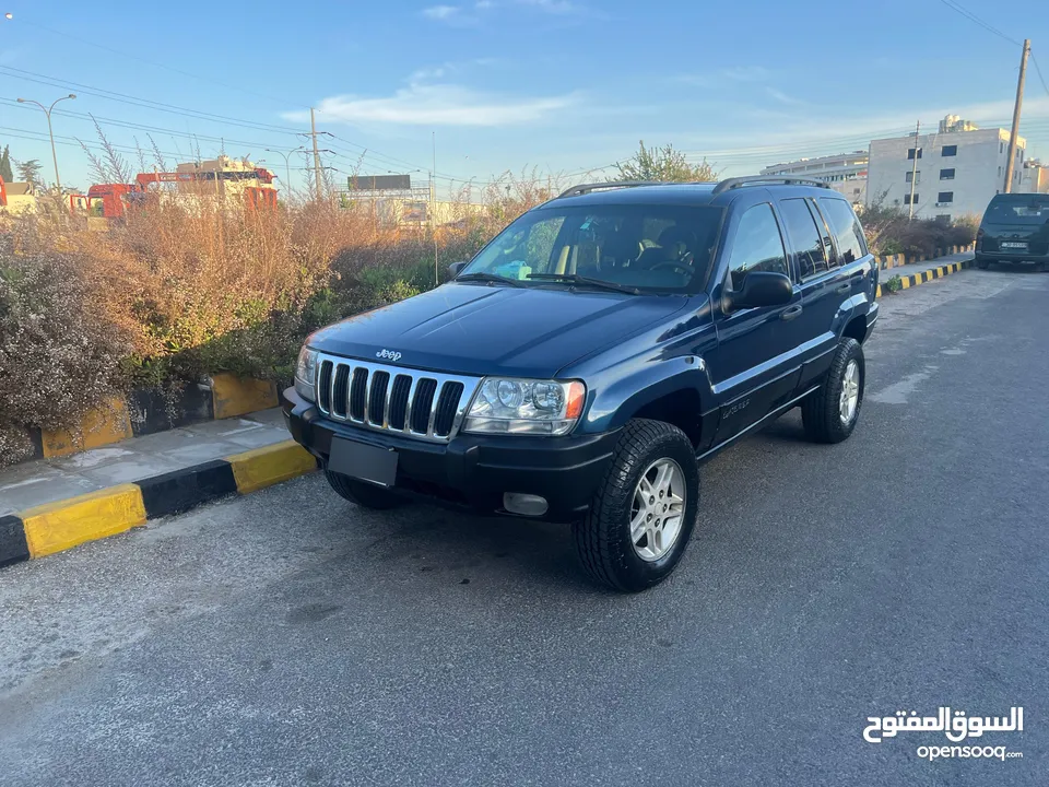 جيب شيروكي 2002 بحالة ممتازة 4000 سي سي ترخيص واطي Jeep WJ