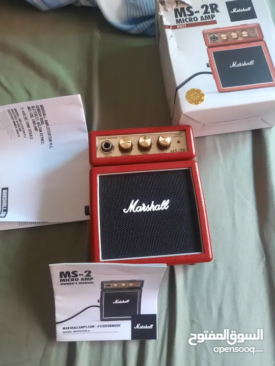 Marshall ms-2 micro amp  وارد بريطانيا صنع الفيتنام  سماعة قيتار الكتروني