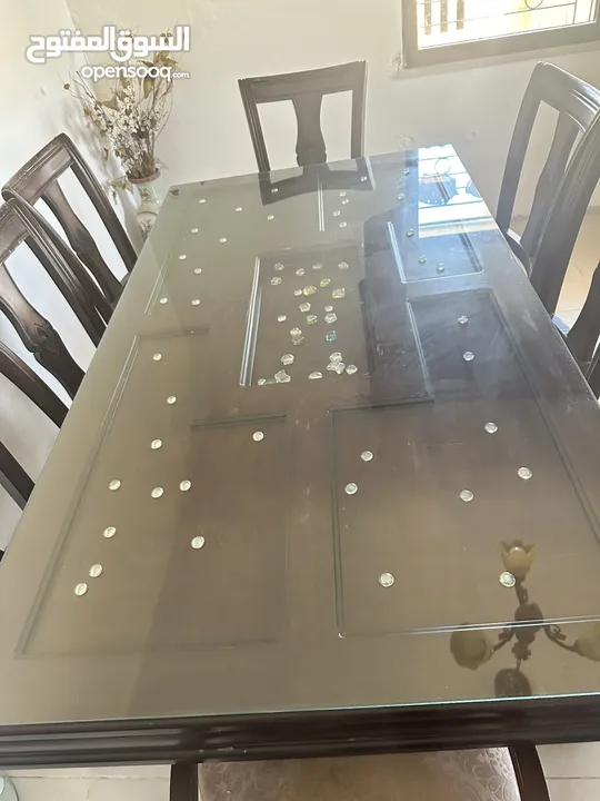 طاولة سفرة 8 كراسي