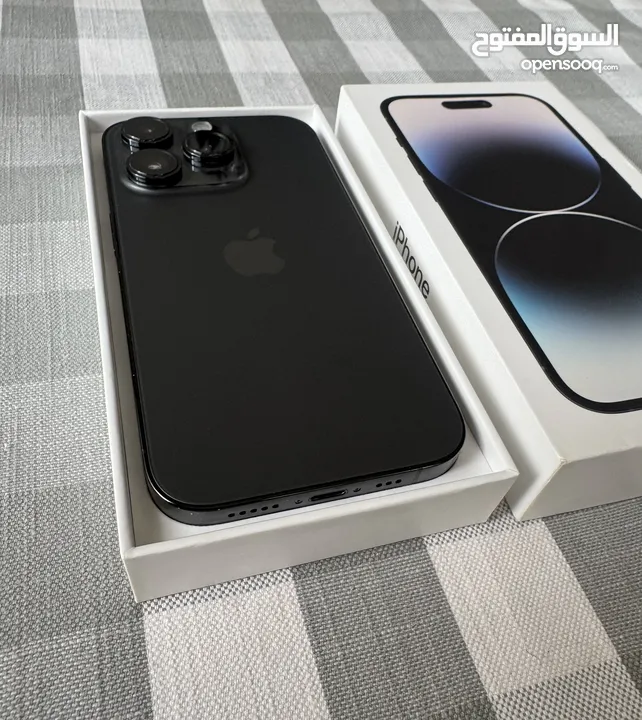 iPhone 14 pro black 128GB used like new