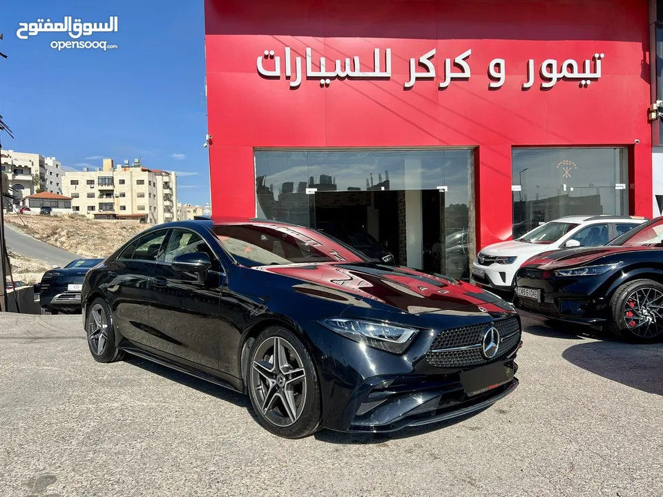 مرسيدس CLS350 AMG كت فتحة ميموري اربع كاميرات كراسي مساج 2023 اسود وارد المانيا بحالة الزيرو