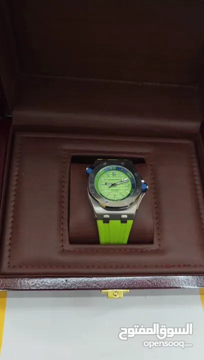 ساعات AP فخمة بتصميم أنيق، اتوماتيك، بعلبتها وكرت كفالة، أناقة وهيبة بكل طلّة