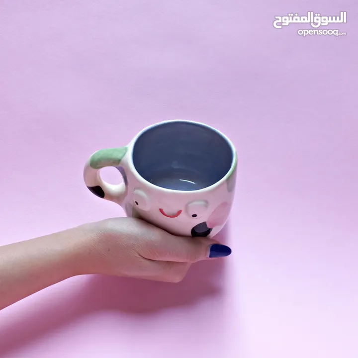 el yapimi sermicأكواب سيراميكيه صناعة يدوية بجودة عالية وتصاميم فريدة handmad ceramic mug iran