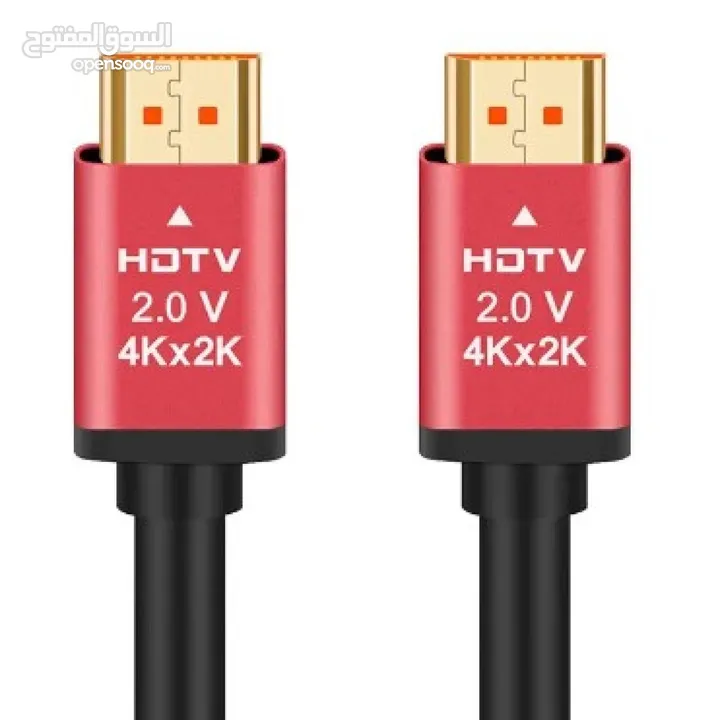 HAING 4K HDTV 2.0V Premium HDMI Cable -10M وصلة اتش دي 10 متر - متوفر جميع الاطوال