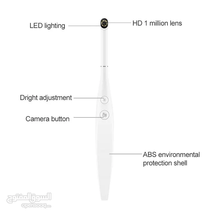 Portable Waterproof HD Video USB Stomatoscope Mouth Mirror with 6 LED