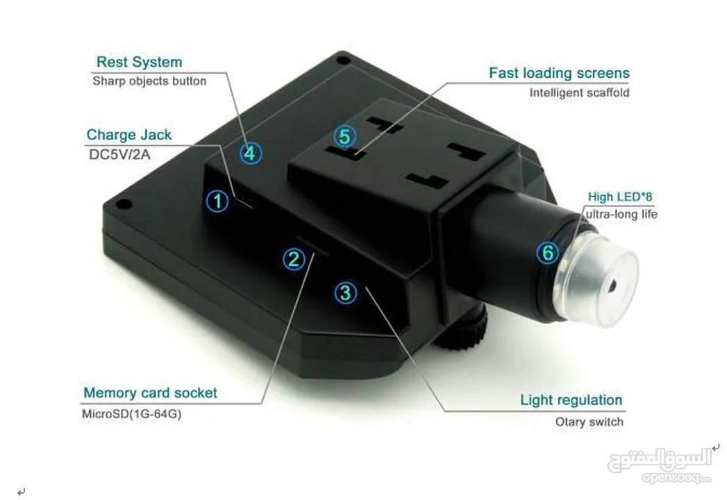 4.3inch LCD Wireless Digital Electronic Microscope 1000X WIFI for sale مجهر تكبير