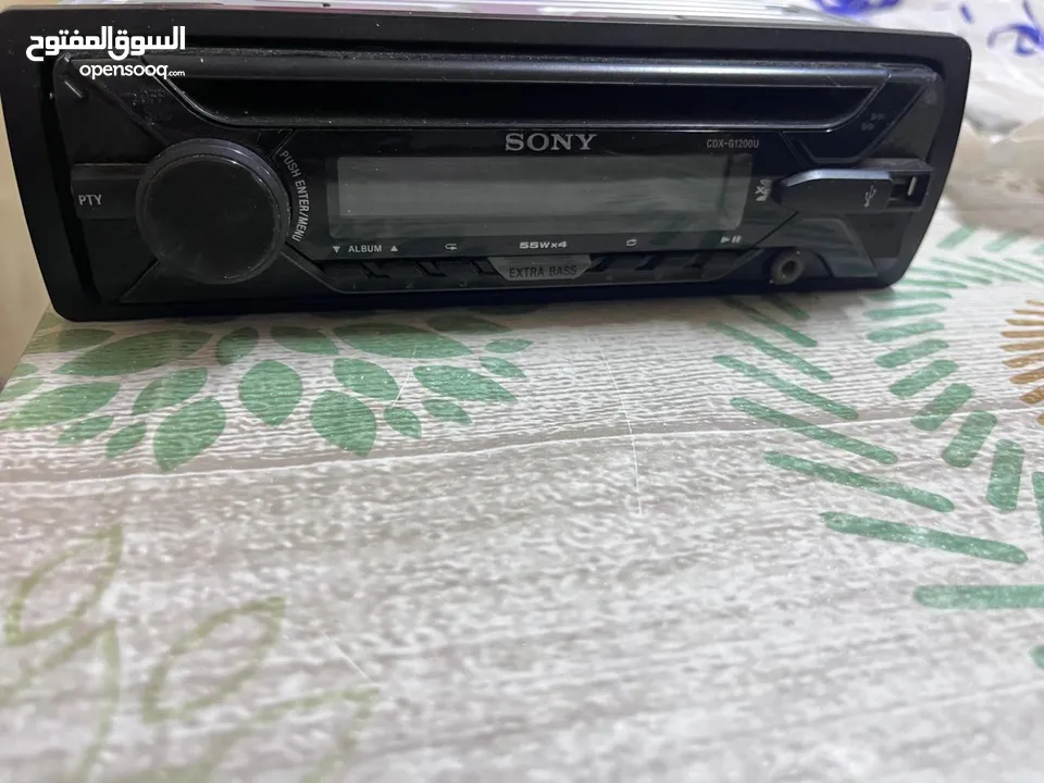 مسجل سياره سوني جديد Bluetooth + USB’s + cd بحاله جديده