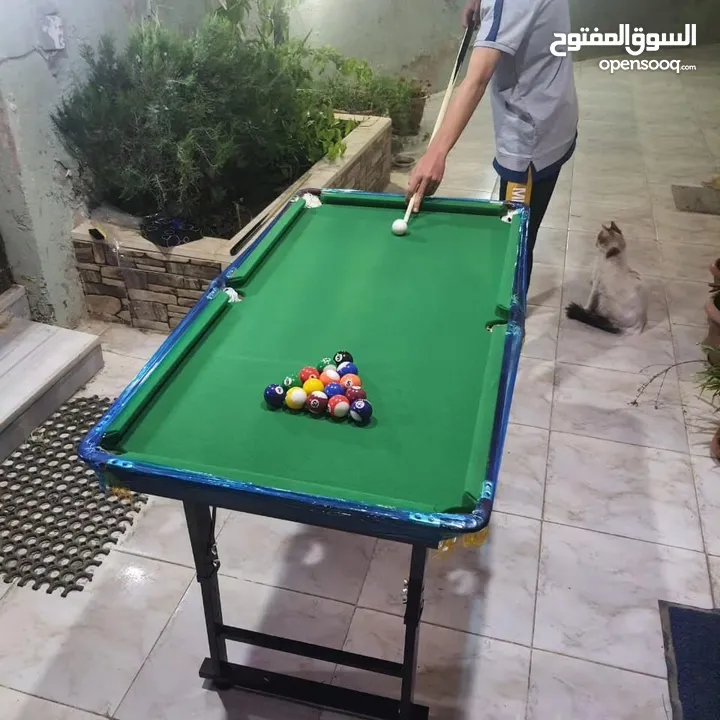 بلياردو بقواعد معدنية حجم 4قدم بسعر خاص وحصري