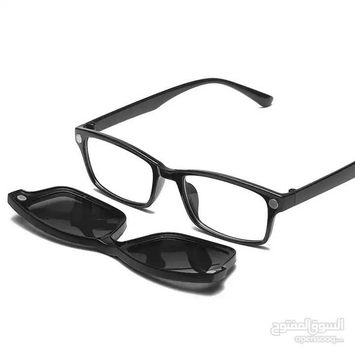 نظارات 6 في1 ستة عدسات متغيره حسب الحاجه ليلي نهاري للقياده للتلفاز نظاره القياده