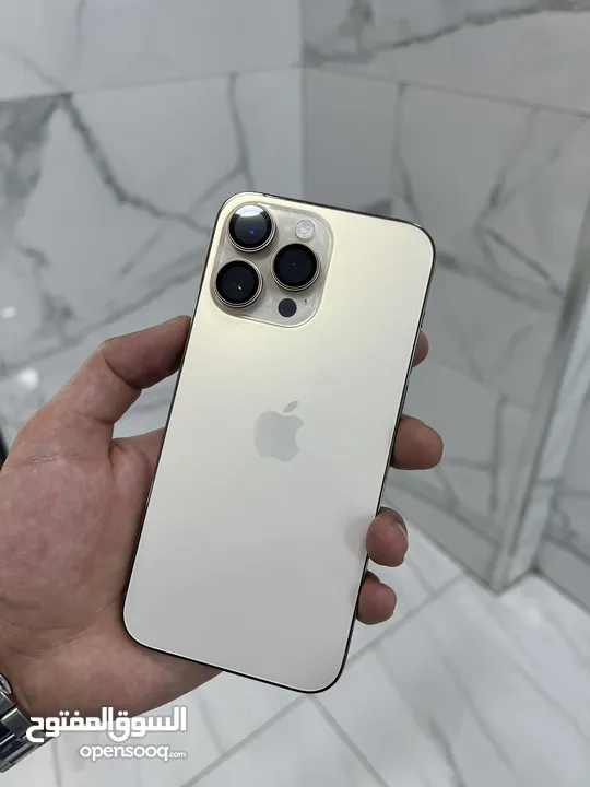 ايفون 14برو ماكس لون دهبي للبيع
